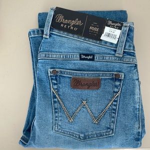 Wrangler retro mid rise jeans